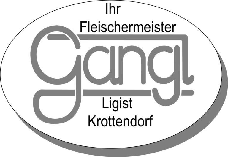 Logo Ihr Fleischermeister Gangl Ligist Graustufen