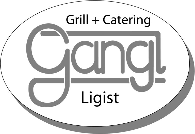 Logo Grill + Catering Gangl Ligist Graustufen